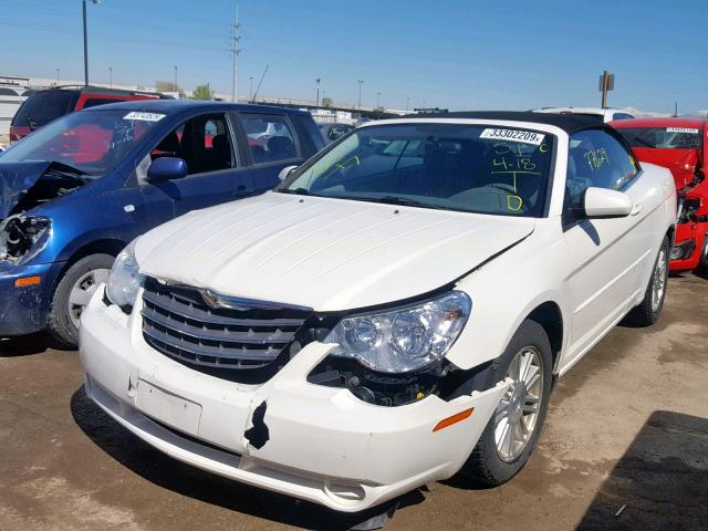 1C3LC55R28N248312 - 2008 CHRYSLER SEBRING TO WHITE photo 2