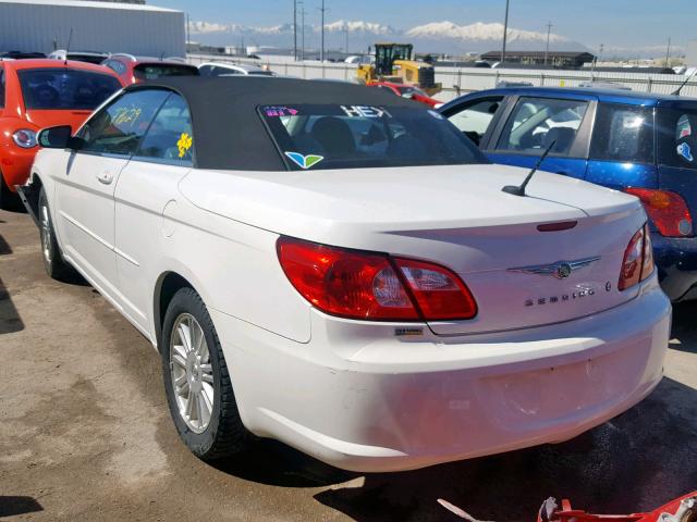 1C3LC55R28N248312 - 2008 CHRYSLER SEBRING TO WHITE photo 3