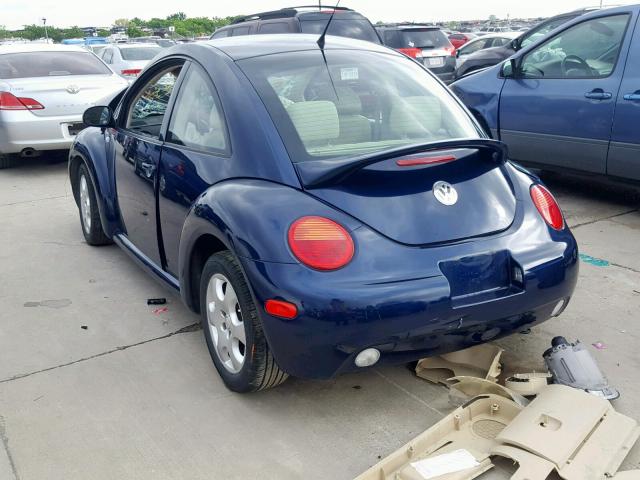 3VWCK21C93M412315 - 2003 VOLKSWAGEN NEW BEETLE Mavi foto 3