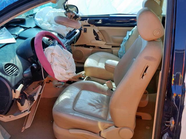 3VWCK21C93M412315 - 2003 VOLKSWAGEN NEW BEETLE Mavi foto 5