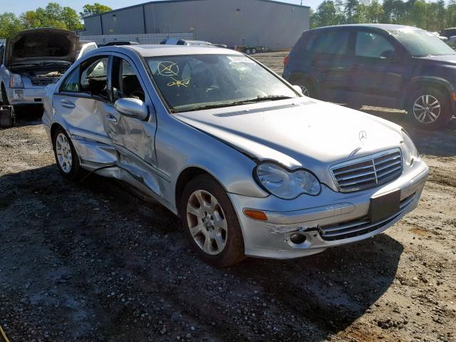 WDBRF92H36F768752 - 2006 MERCEDES-BENZ C 280 4MAT SILVER photo 1