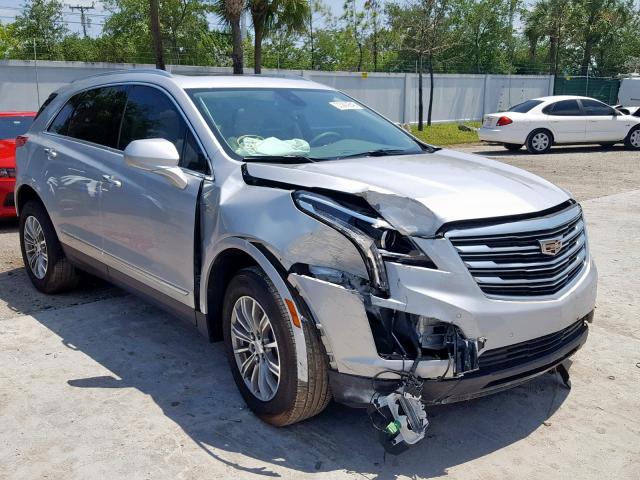 1GYKNBRS9HZ113389 - 2017 CADILLAC XT5 LUXURY SILVER photo 1