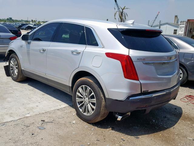 1GYKNBRS9HZ113389 - 2017 CADILLAC XT5 LUXURY SILVER photo 3