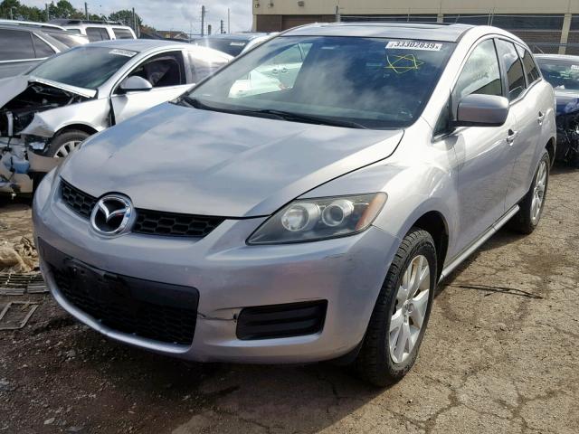 JM3ER293380193641 - 2008 MAZDA CX-7 GRAY photo 2