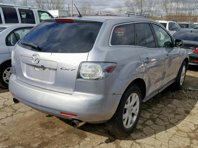 JM3ER293380193641 - 2008 MAZDA CX-7 GRAY photo 4