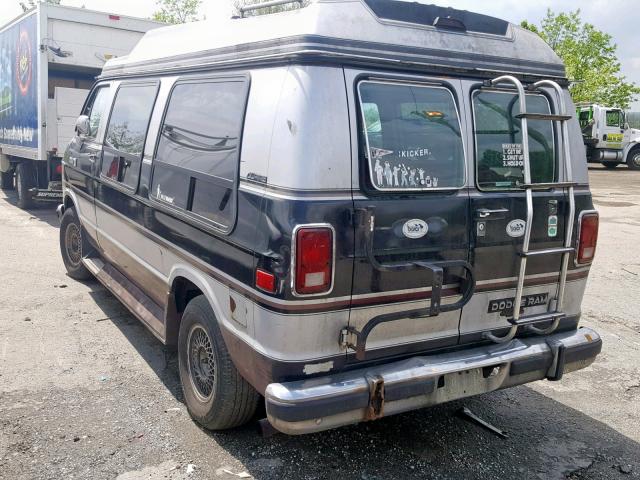 2B6HB23T5HK295884 - 1987 DODGE RAM VAN B2 TWO TONE photo 3