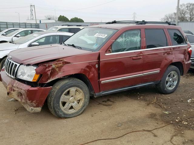 1J8HR58277C509449 - 2007 JEEP GRAND CHER BURGUNDY photo 10