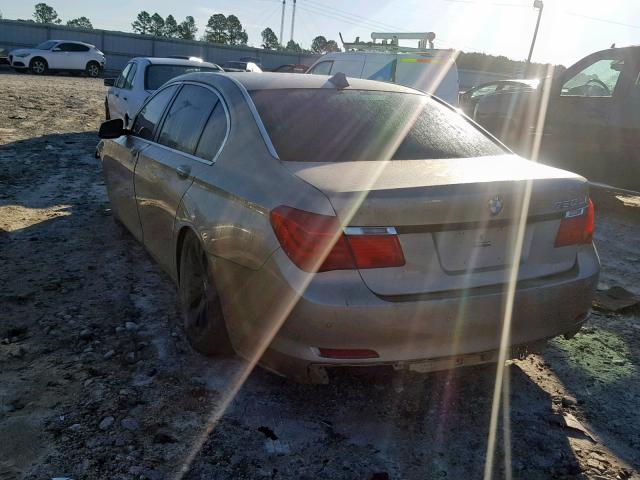 WBAKB83559CY61109 - 2009 BMW 750 LI GOLD photo 3