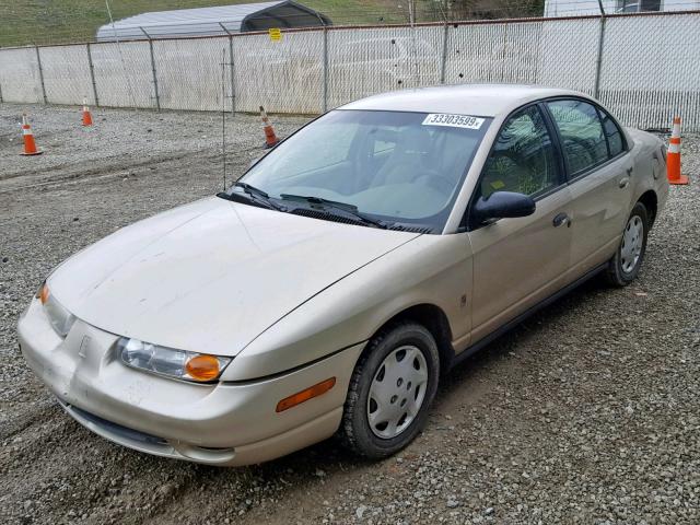 1G8ZH54812Z221323 - 2002 SATURN SL1 BEIGE photo 2