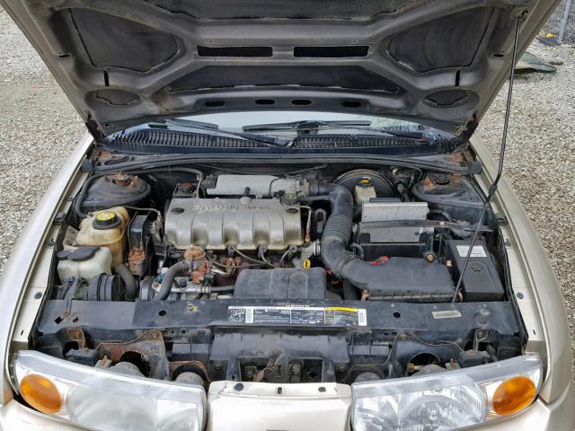 1G8ZH54812Z221323 - 2002 SATURN SL1 BEIGE photo 7