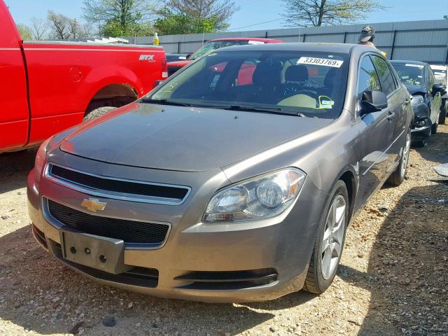 1G1ZB5E02CF169230 - 2012 CHEVROLET MALIBU LS BROWN photo 2