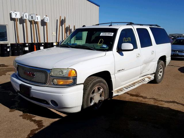 1GKFK66U44J282651 - 2004 GMC YUKON XL D WHITE photo 2