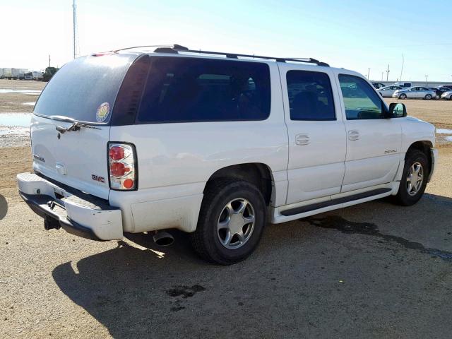 1GKFK66U44J282651 - 2004 GMC YUKON XL D WHITE photo 4