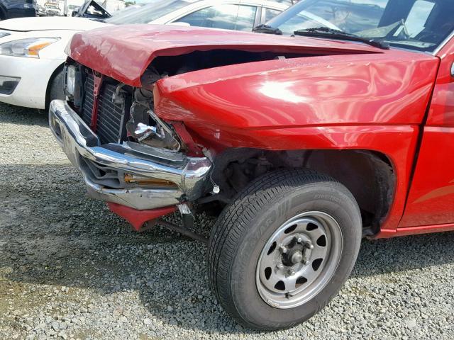 1N6SD16S6SC417262 - 1995 NISSAN TRUCK KING RED photo 9