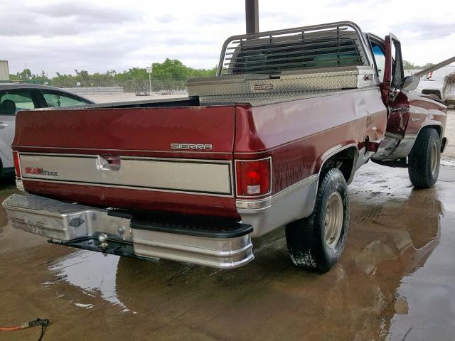 1GTDC14H5CS526762 - 1982 GMC C1500 RED photo 4