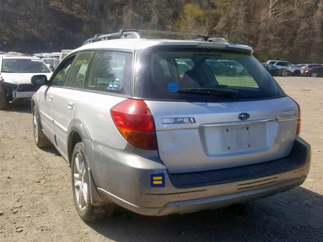 4S4BP67C666302143 - 2006 SUBARU LEGACY OUT SILVER photo 3