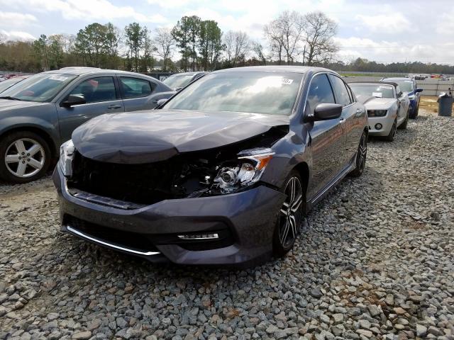 1HGCR2F56GA095588 - 2016 HONDA ACCORD SPORT  photo 2