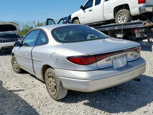 3FAFP1133WR176012 - 1998 FORD ESCORT ZX2 GRAY photo 3