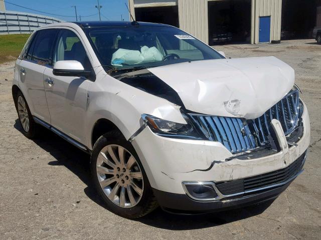 2LMDJ6JK2DBL17770 - 2013 LINCOLN MKX WHITE photo 1