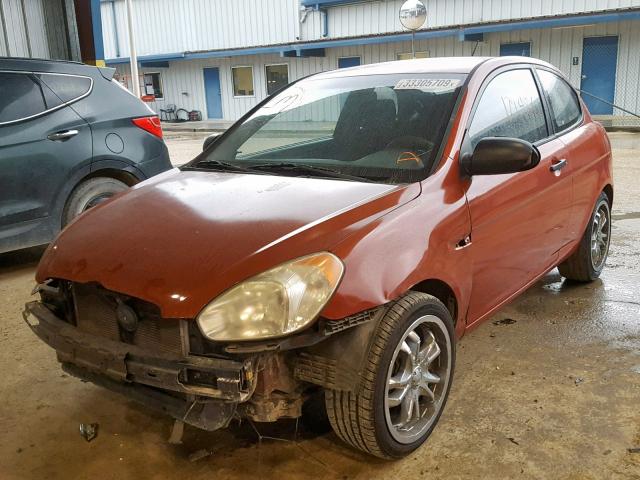 KMHCM36C88U064064 - 2008 HYUNDAI ACCENT GS 橙色 照片 2