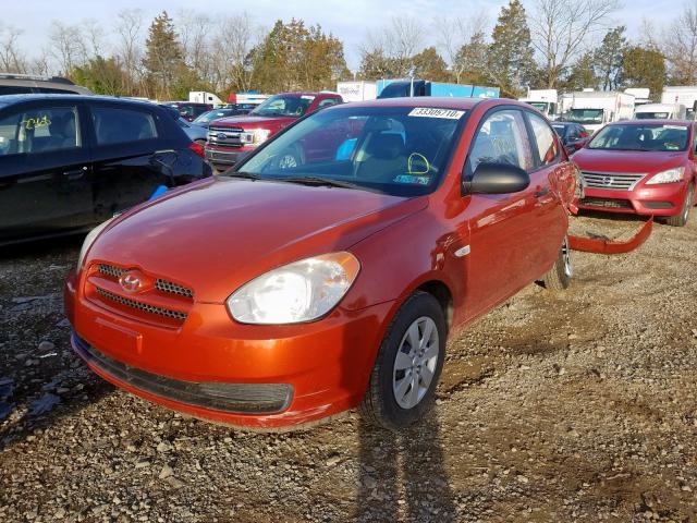 KMHCM36C48U079001 - 2008 HYUNDAI ACCENT GS  photo 2