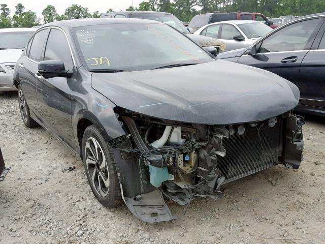 1HGCR2F8XGA101225 - 2016 HONDA ACCORD EXL BLACK photo 1