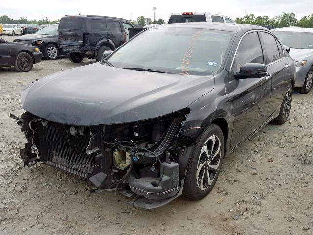 1HGCR2F8XGA101225 - 2016 HONDA ACCORD EXL BLACK photo 2