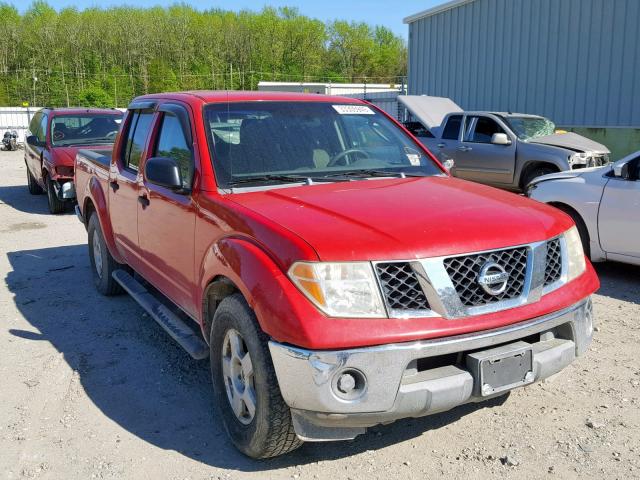 1N6AD07U26C440100 - 2006 NISSAN FRONTIER C RED photo 1