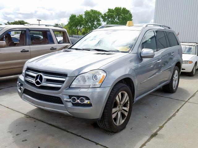 4JGBF2FEXAA594254 - 2010 MERCEDES-BENZ GL 350 BLU GRAY photo 2