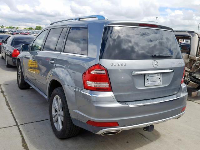 4JGBF2FEXAA594254 - 2010 MERCEDES-BENZ GL 350 BLU GRAY photo 3