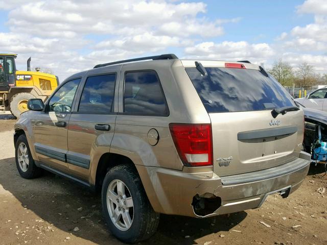 1J4GR48K05C537162 - 2005 JEEP GRAND CHER TAN photo 3