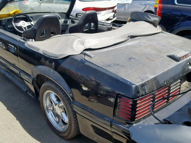 1FABP45E3KF297464 - 1989 FORD MUSTANG GT BLACK photo 3