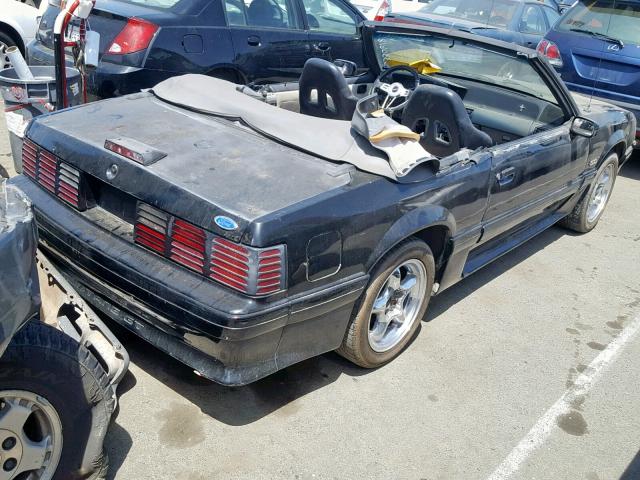 1FABP45E3KF297464 - 1989 FORD MUSTANG GT BLACK photo 4