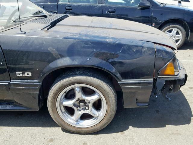 1FABP45E3KF297464 - 1989 FORD MUSTANG GT BLACK photo 9