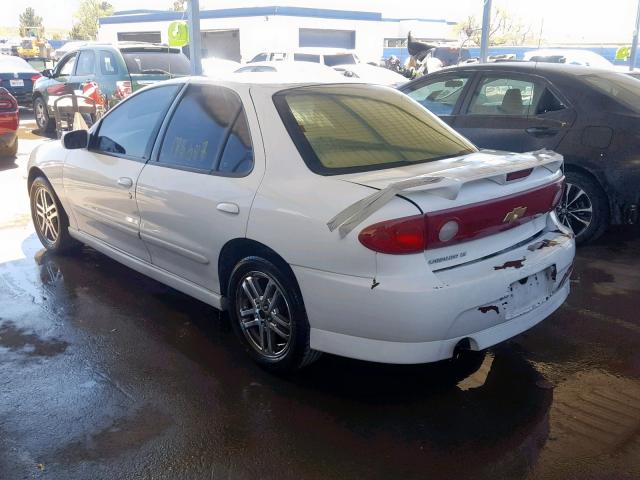 3G1JH52F54S164136 - 2004 CHEVROLET CAVALIER L WHITE photo 3