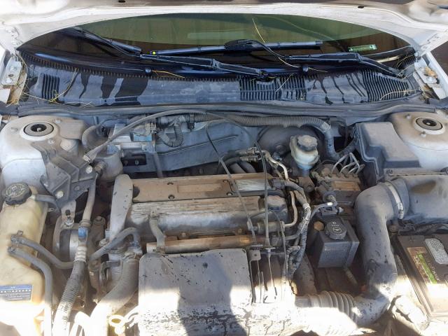 3G1JH52F54S164136 - 2004 CHEVROLET CAVALIER L WHITE photo 7