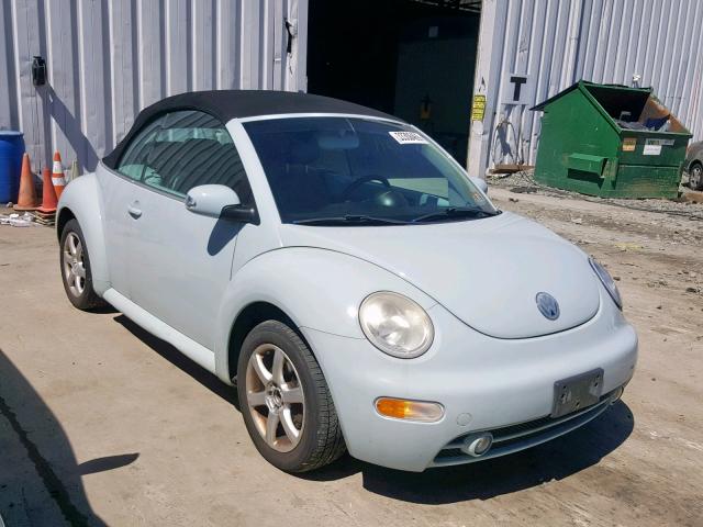 3VWCD31Y45M313142 - 2005 VOLKSWAGEN NEW BEETLE Mavi foto 1