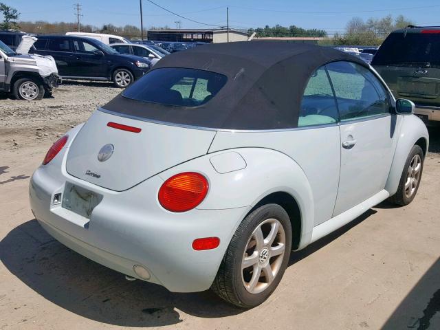 3VWCD31Y45M313142 - 2005 VOLKSWAGEN NEW BEETLE Mavi foto 4