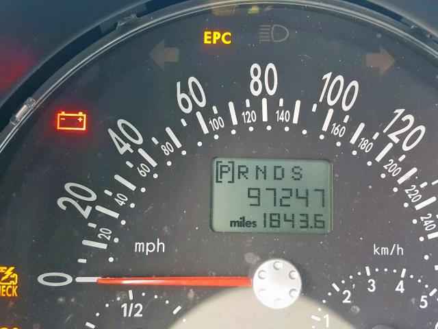 3VWCD31Y45M313142 - 2005 VOLKSWAGEN NEW BEETLE Mavi foto 8