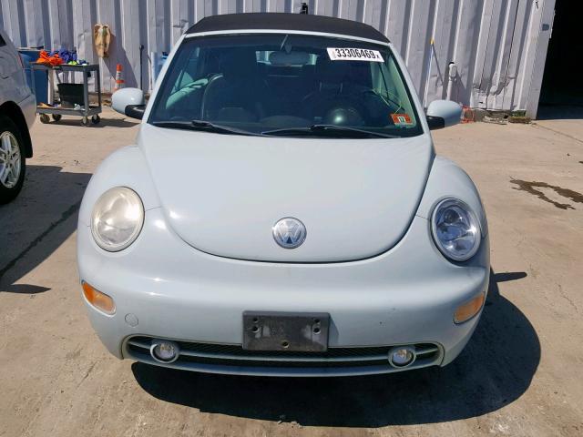 3VWCD31Y45M313142 - 2005 VOLKSWAGEN NEW BEETLE Mavi foto 9