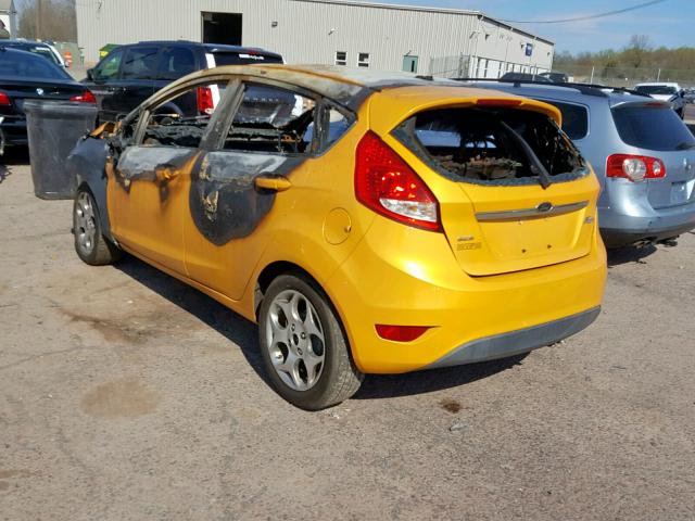 3FADP4FJ6BM108567 - 2011 FORD FIESTA SES YELLOW photo 3