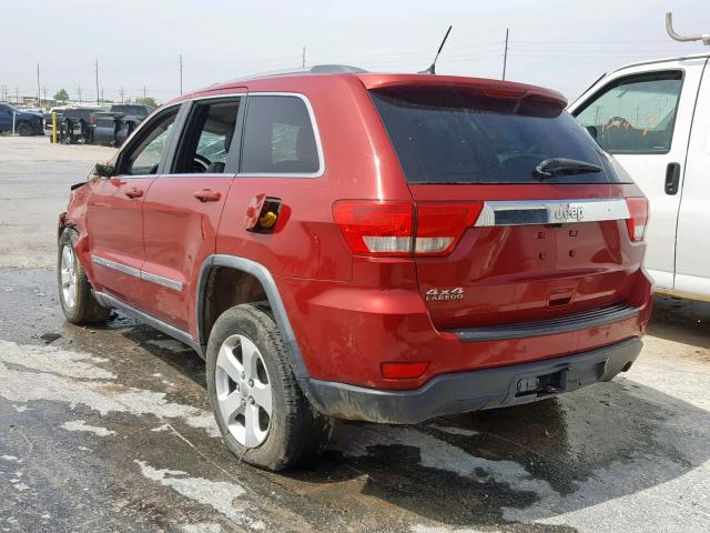 1J4RR4GG1BC542887 - 2011 JEEP GRAND CHER RED photo 3