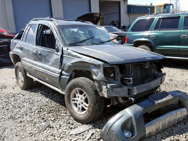 1J8GW68J44C208408 - 2004 JEEP GRAND CHER GRAY photo 1