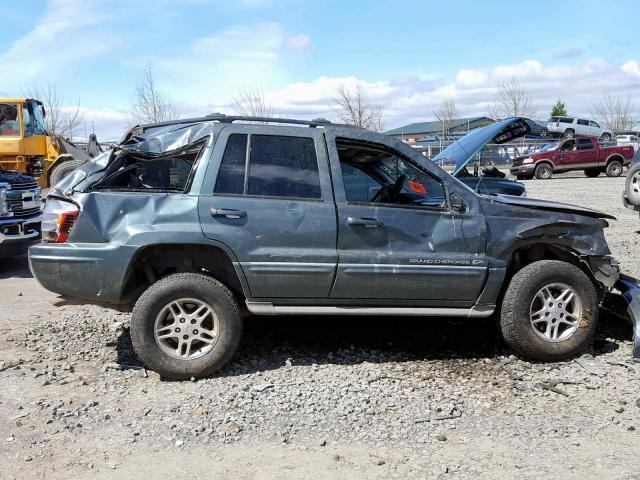 1J8GW68J44C208408 - 2004 JEEP GRAND CHER GRAY photo 9