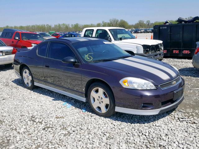 2G1WL15C079208544 - 2007 CHEVROLET MONTE CARL PURPLE photo 1