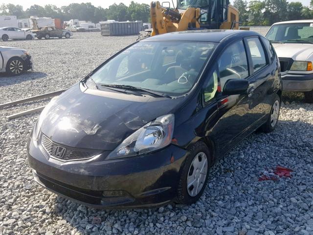 JHMGE8H34DC065210 - 2013 HONDA FIT BLACK photo 2