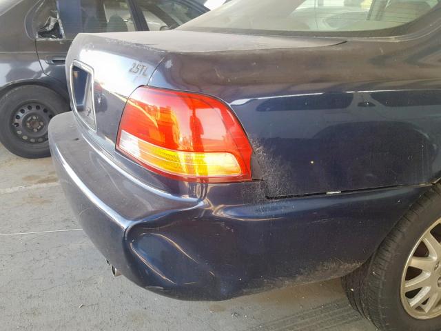 JH4UA2656VC006676 - 1997 ACURA 2.5TL BLUE photo 9