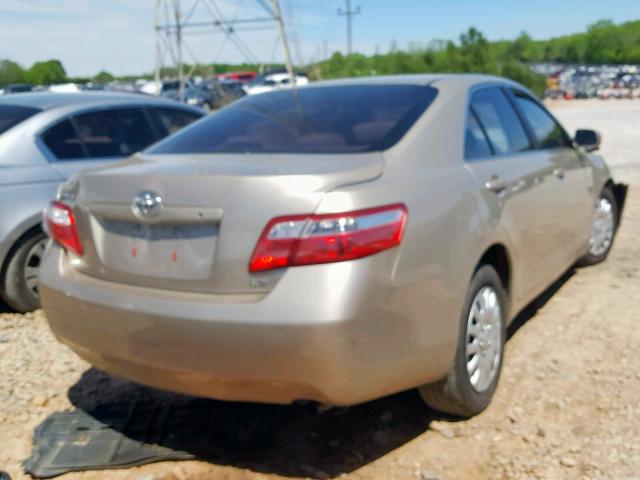 4T1BE46KX7U684452 - 2007 TOYOTA CAMRY NEW GOLD photo 4