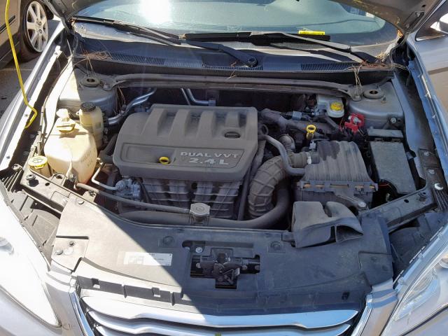 1C3CCBAB8EN231324 - 2014 CHRYSLER 200 LX SILVER photo 7