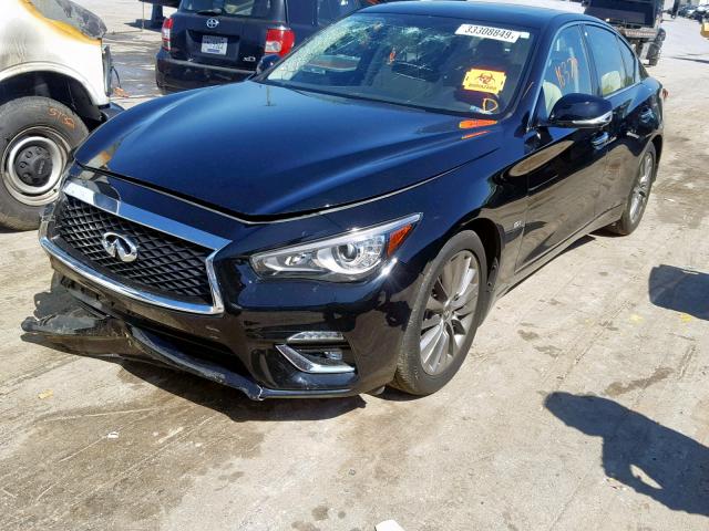 JN1EV7APXJM355783 - 2018 INFINITI Q50 LUXE BLACK photo 2